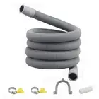 Hose Extension Set Universal Washing Machine Hose 1M, Include Bracket Hose CoE5