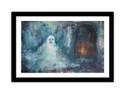 Ghost Canvas Framed Art