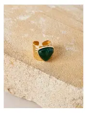[Piper] Gemstone Ring in Gold