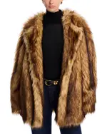 A. l.c. Bria Faux Fur Coat