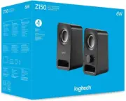 Multimedia Computer STEREO SPEAKERS Sound PC Desktop Laptop Desk LOGITECH AUSSIE