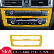 For BMW F20 F21 F22 F23 Yellow Suede Console AC Switch Control Cover Trim 1PCS