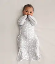 [Swaddle Up™ Transition Bag] Grey Daydream •Viscose from Bamboo