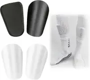 2 Pair Mini Pro Football Shin Pads,Mini Football Shin Guards Set,Unisex Anti-slip Soccer Shin Guards Sleeves Shin Pad Sleeves,Professional Soccer S...