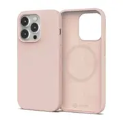 REDEFINE Liquid Silicone Case Cover with Magnetic Ring for iPhone 16 Pro Magsafe - Pink