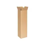 200x Mailing Box 100 x 100 x 400mm Regular Brown Long Tube Carton B33