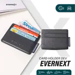 EVERNEXT MONEY CARD WALLET 男士卡包 DEV 男士皮革錢包 ATM 卡男士卡包薄款迷你高級