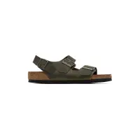 在飛比找蝦皮購物優惠-Birkenstock Milano 深棕色 勃肯涼鞋 43