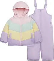 [Carter's] Girls' Toddler Heavyweight 2-Piece Snowsuit Set – Water Resistant Ski Jacket & Snow Bib