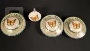 4 Debbie Mumm Drawer Pulls Cabinet Knobs - Yellow Butterfly