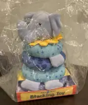 Rich Frog Elephant Plush Stacking Toy Unisex Baby Toy Ages 2 & Up