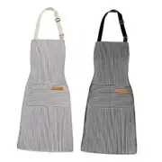 Chef Apron, Apron for Men with Adjustable Neck Strap, Aprons for Women with