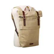 Handmade Minimalist Canvas Leather Backpack