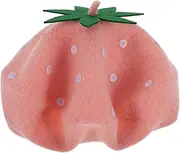 [JEWEDECO] Hat Cute Hat French Beanie Cap Warm Youth Strawberry Strawberry Beanie Fluffy Wool Beret Little Knit Girl Pink Mushroom Cap Berets Wool Blend Pink