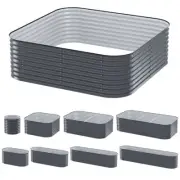 Green Fingers Garden Bed 9 In 1 Modular Planter Box Raised Container 56CM Height