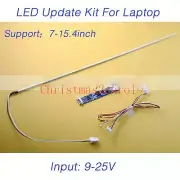 10Sets 330mm LED Backlight Strip Kit,Update 7''-15.4'' CCFL LCD Laptop To LED