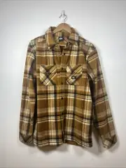 Quicksilver Surf Days Long Sleeve Fleece Shirt Men S Bone Brown