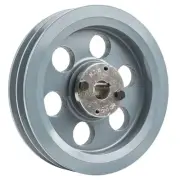 Cast Iron 7.75" Dual Groove Pulley Belt B Section 5L with 7/8" Sheave Bushing