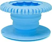 Collapsable Paint Brush Cleaner Rinse Cup (All-in-One) Fine Art, Studio, Classroom | Brushes Holder & Silicone Cleaning System for Acrylic, Watercolor, and Water-Based Mediums (Blue)