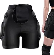 Hip Injury Prevention Pads | Protective Butt Pads | Buttocks Padded Shorts | Multifunctional Protective Gear Guard Impacts for Ski Ice Skating Snowboard, Roller Skating