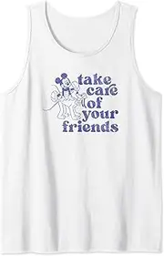 [Disney] Mickey Classic Mickey And Pluto Friends Poster Tank Top