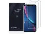 [2 PACK] Apple iPhone XR Screen Protector Tempered Glass Screen Protector Guard - Case Friendly