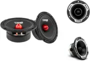 DS18 Pro Audio - 2X 4" Super Bullet Tweeters and 2X 6.5" Midrange Loudspeakers