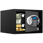 0.7 Cubic Small Safe Box Fireproof Waterproof, Digital Home Security Box with...