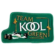 Team KOOL Green Official Gear Custom Embroidery Patch Sew-On Formula 1 Racing