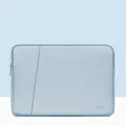 Sky Blue Leather Laptop Bag Double Layer 15/15.6 Inch Laptop Cases & Bags