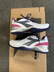 Diadora Blushield Toreno 2 W AG Size 7.5 Women’s Tennis Sneakers Free Shipping
