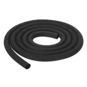 11mm x 2 Meters Foam Weather Stripping Door Seal for Instruments - Black