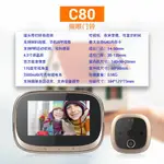 ESCAM  C80 支持WIFI720P電子貓眼門鈴APP觀看跨境可拍照錄像夜視