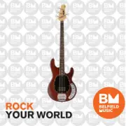 Sterling by Music Man StringRay RAY4 Bass Guitar Walnut Satin - Belfield Music