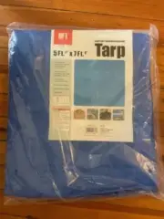 HFT 5' x 7' Light Duty Weather Resistant Tarp (4mm), Lightweight, Waterproof