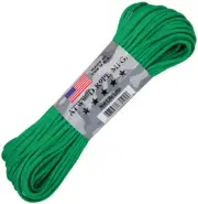 New Atwood Rope MFG Parachute Cord Green RG1218H 550 cord. 7 strand core. Color: