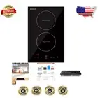 Modern Vitro Ceramic Induction Cooktop - Dual Burners with Timer & Child Lock