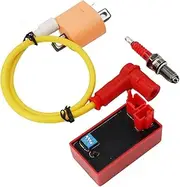 Racing CDI Ignition Coil Spark Plug Cap Set for 50cc 125cc 150cc 200cc CG AC D8TC Iridium ATV Quad Dirt Pit Bike Motorcycle accessories