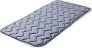 Iris Plaza Sofa Pad for Summer, Silk Touch Material, 5.1 x 26.6 inches (130 x 65 cm), Charcoal Gray, Keeps Your Sofa Cool and Comfortable, Non-Slip, Keeps You Cool When Turning and Turning, Keeps You
