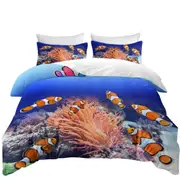 Clownfish Fish Quilt Cover