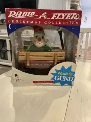 Radio Flyer Plush Elf By Gund Christmas Tabletop Ornament 1999 Model 124