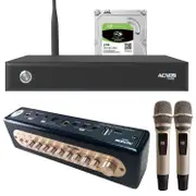 ACNOS KM-8 + Mi-30s Mixer + Wireless Microphones Bundle