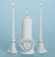 Unity Candle Holder Set with Candles