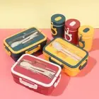 Wheat Straw Material Lunch Box Bento Storage Leak Proof Food Container