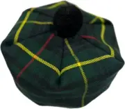 Men's Hunting Stewart TAM o' SHANTER Bonnet Beret Balmorals Tartan Tammy Hat