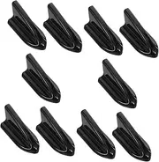 ERINGOGO 10pcs Car Fin Antenna Car Roof Wing fin Antenna for Car Antenna for Truck fin Radio Antenna Car Decorative Antenna with Spring fin Design Black Plastic