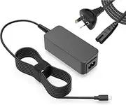 45W USB-C Chromebook Charger for HP Chromebook, Lenovo Chromebook, Dell Chromebook, Asus Chromebook, Acer Chromebook,Samsung Google,and More Type C Fast Charging Power Adapter 20V 2.25A/15V 3A