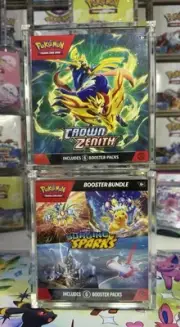 Pokemon Magnetic Booster Bundle Acrylic Case! Pokémon Card Protective Display!