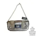 Y2K VINTAGE DEADSTOCK GUESS MINI STUDDED CHAIN LINK HANDBAG PURSE