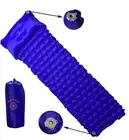 Ultra Light Sleeping Pad, Mat, Compact, double valve for camping - blue